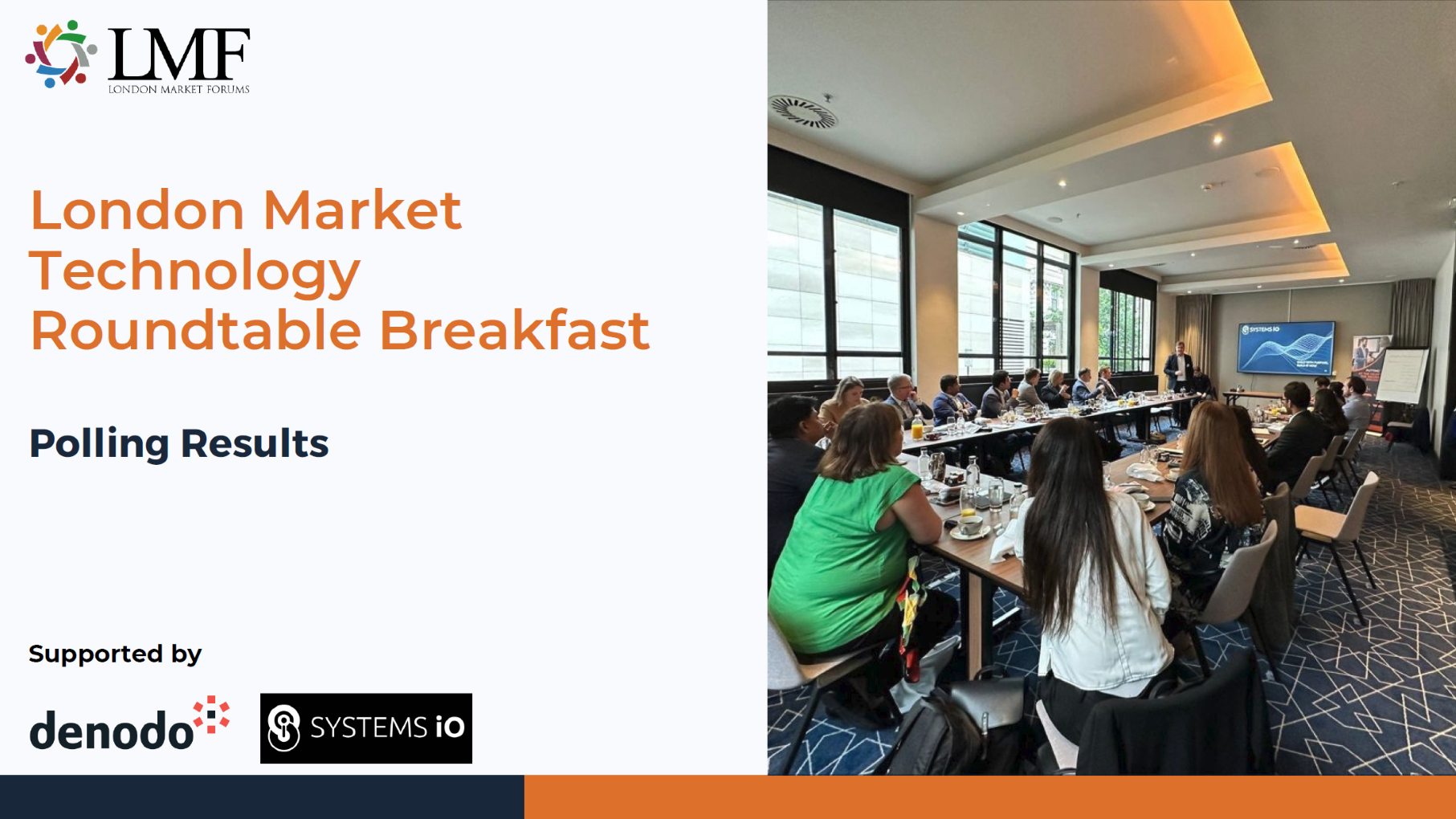 London Market Technology Roundtable Polling Results