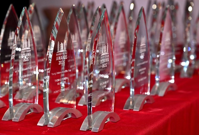 Awards prepared for winners and highly commended recipients at the Market People Awards 2026.